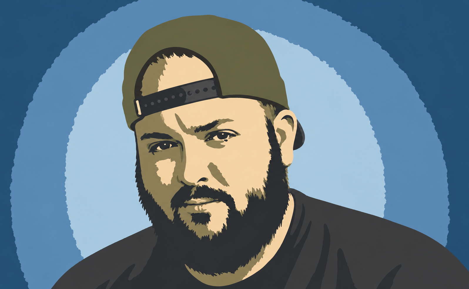 Illustrated portrait of Chase Richardson